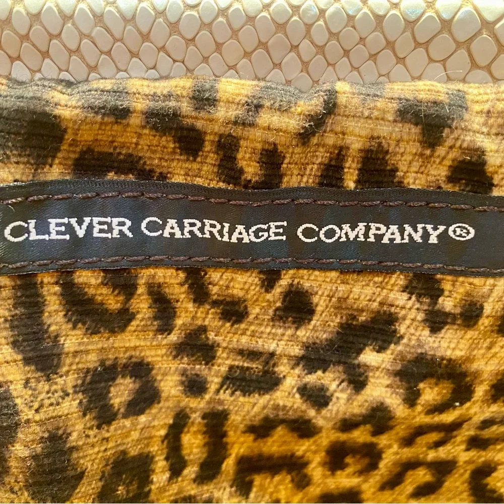 Clever Carriage Cabbage Rose Needlepoint Doctor Satchel - Picture 3 of 8